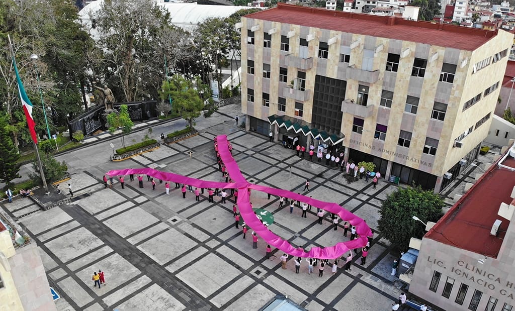 Con Lazo Rosa Imss Promueve El D A Mundial De La Lucha Contra El