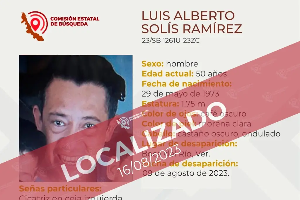 Localizan A Hombre Reportado Como Desaparecido En Boca Del R O Xeu