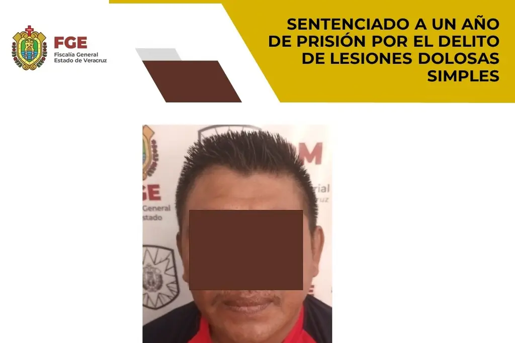 Lo Sentencian A Un A O De C Rcel Por El Delito De Lesiones Dolosas