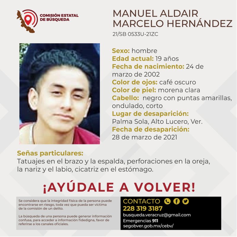Joven cumple 9 días desaparecido en Playa Muñecos, su padre continúa la búsqueda sin ayuda