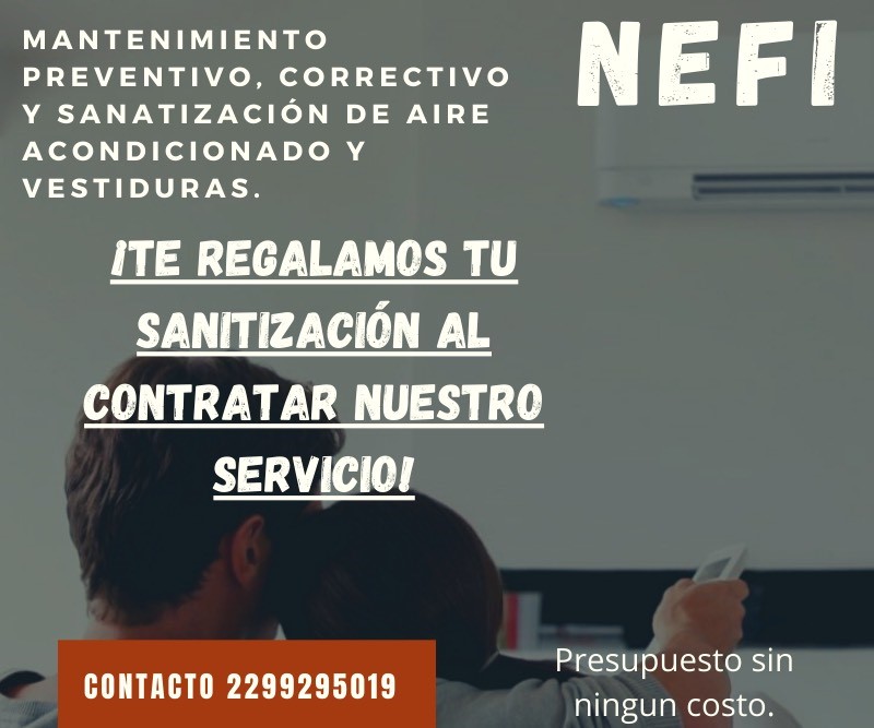 NEFI | Sanitización de Aire Acondicionado y Vestiduras