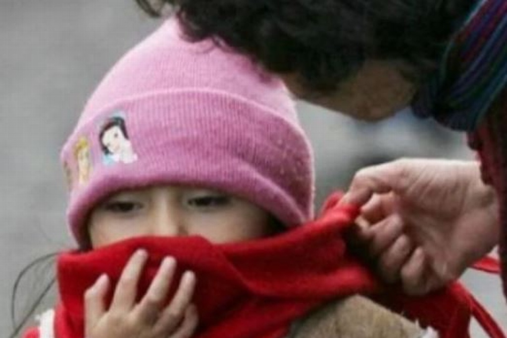 Imagen Cubrir nariz y boca en invierno previene males respiratorios en niños: Pediatra