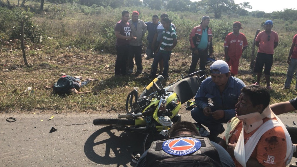 Imagen Deja dos menores fallecidos choque de motos en carretera El Tejar-Moralillo, en Medellín
