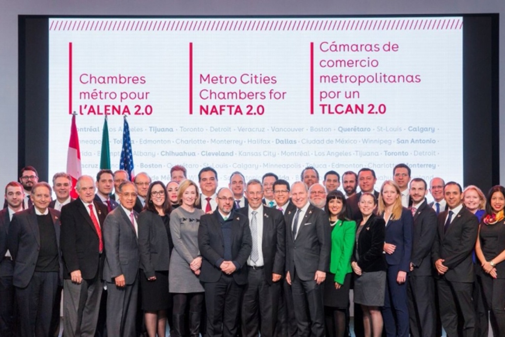 Imagen Cámaras de comercio de México, Canadá y EUA piden mantener TLCAN 