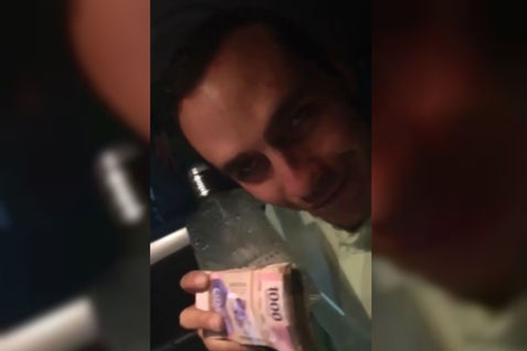 Imagen Difunden video de precandidato del PVEM con tequila y fajo de billetes 