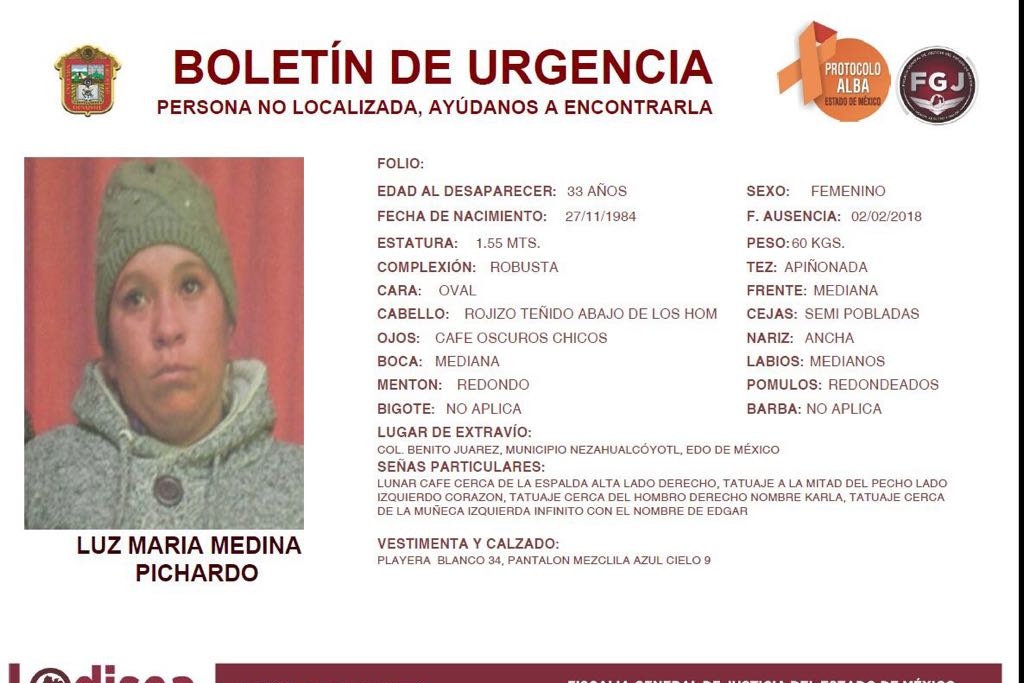 Imagen Desaparece tía de Lupita, 