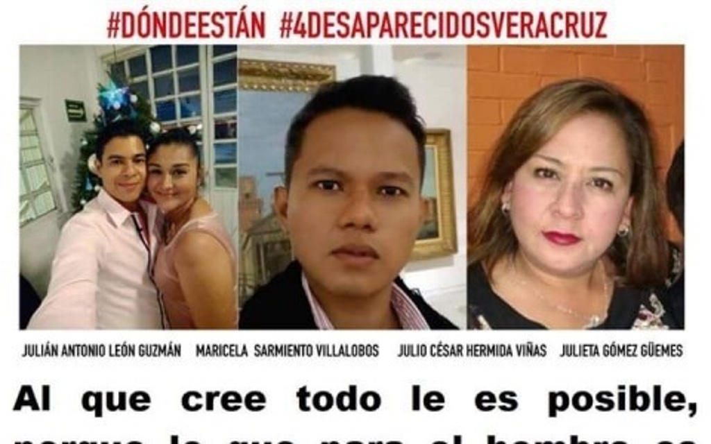 Imagen Siguen desaparecidas cuatro personas desde el 3 de febrero en Veracruz 