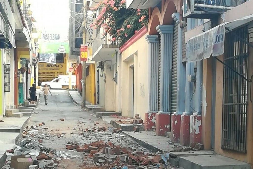 Imagen Reportan 50 casas destruidas en Jamiltepec, Oaxaca, luego de sismos