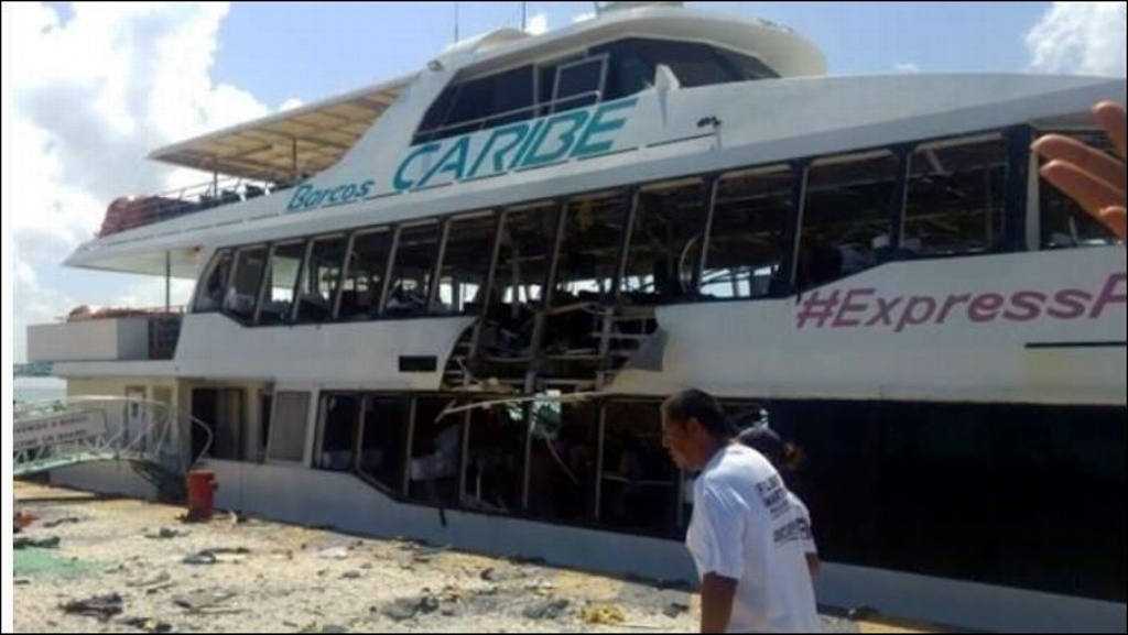 Imagen Falla mecánica fue la causa de la explosión del ferry en Playa del Carmen 