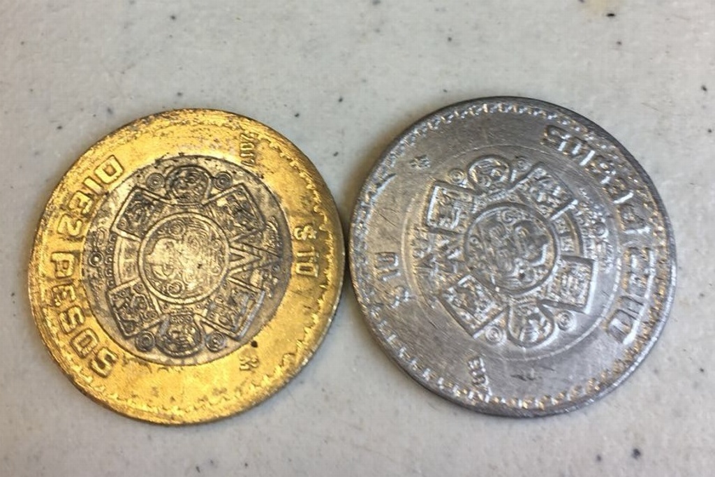 Imagen Alerta Condusef por monedas falsas de 10 pesos