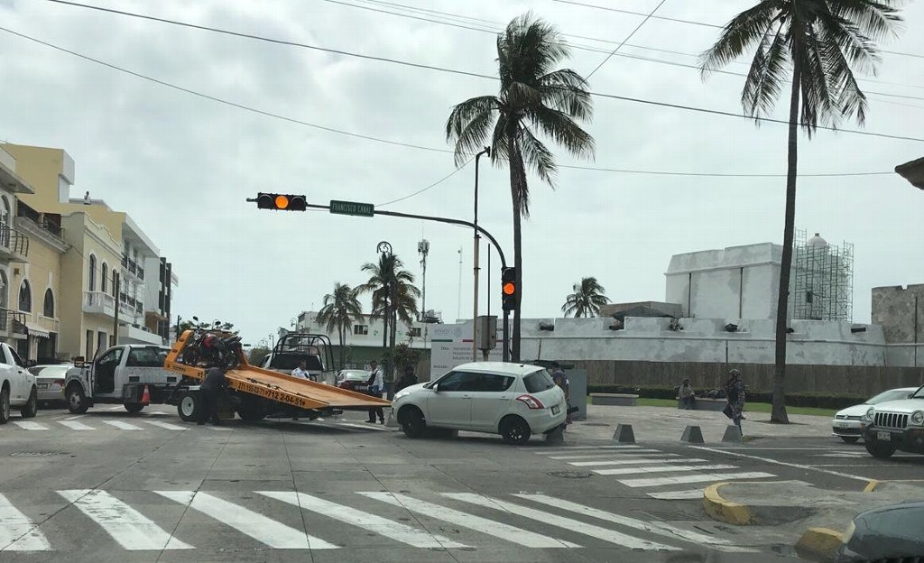 Imagen Un nuevo accidente se registra en el centro de Veracruz