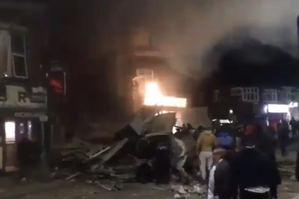 Imagen Reportan fuerte explosión en Leicester, Inglaterra (+Video)