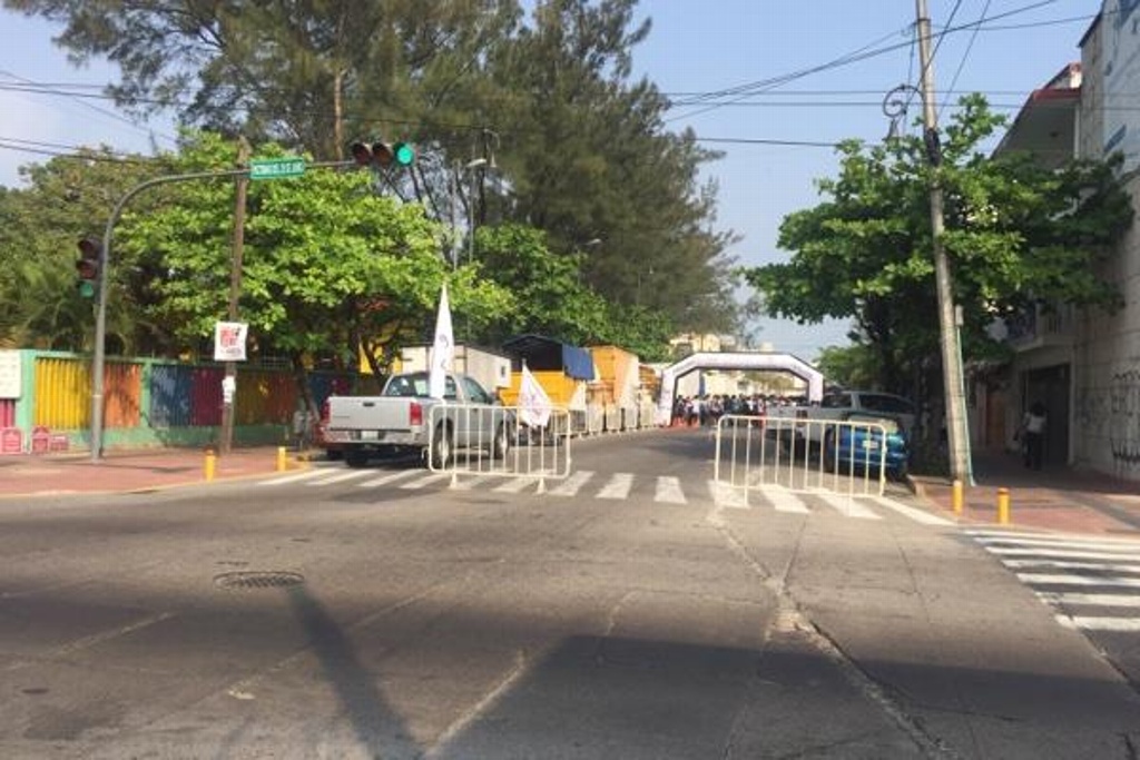 Imagen Cierre vial en centro de Veracruz por carrera deportiva