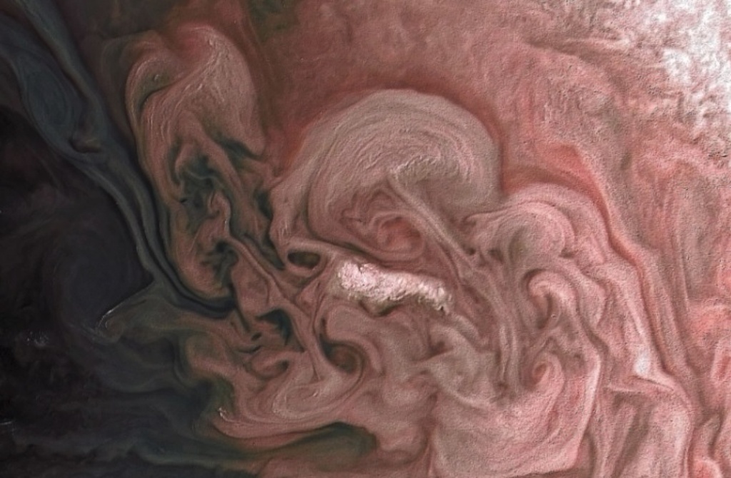 Imagen Capta la Nasa peculiar tormenta en Júpiter