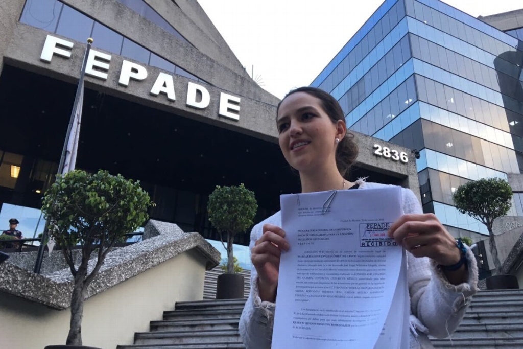 Imagen Representante de Margarita Zavala presenta denuncia por firmas simuladas