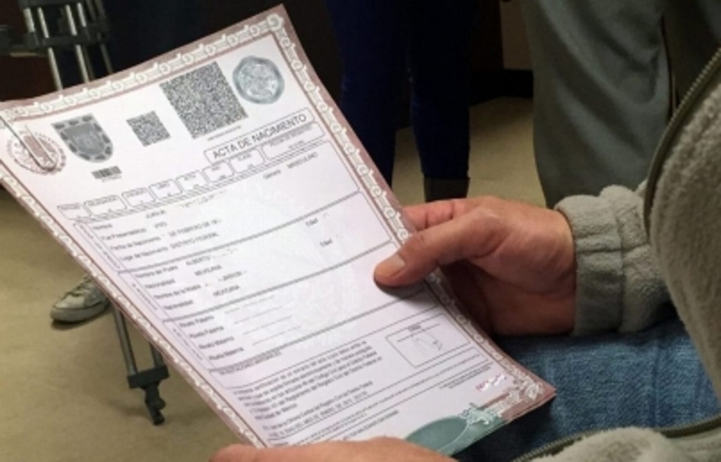 Imagen No todas las actas de nacimiento sirven para realizar el trámite de pasaporte