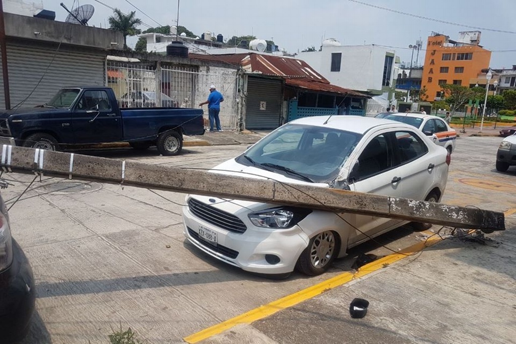Imagen Evento de norte provoca daños en Poza Rica