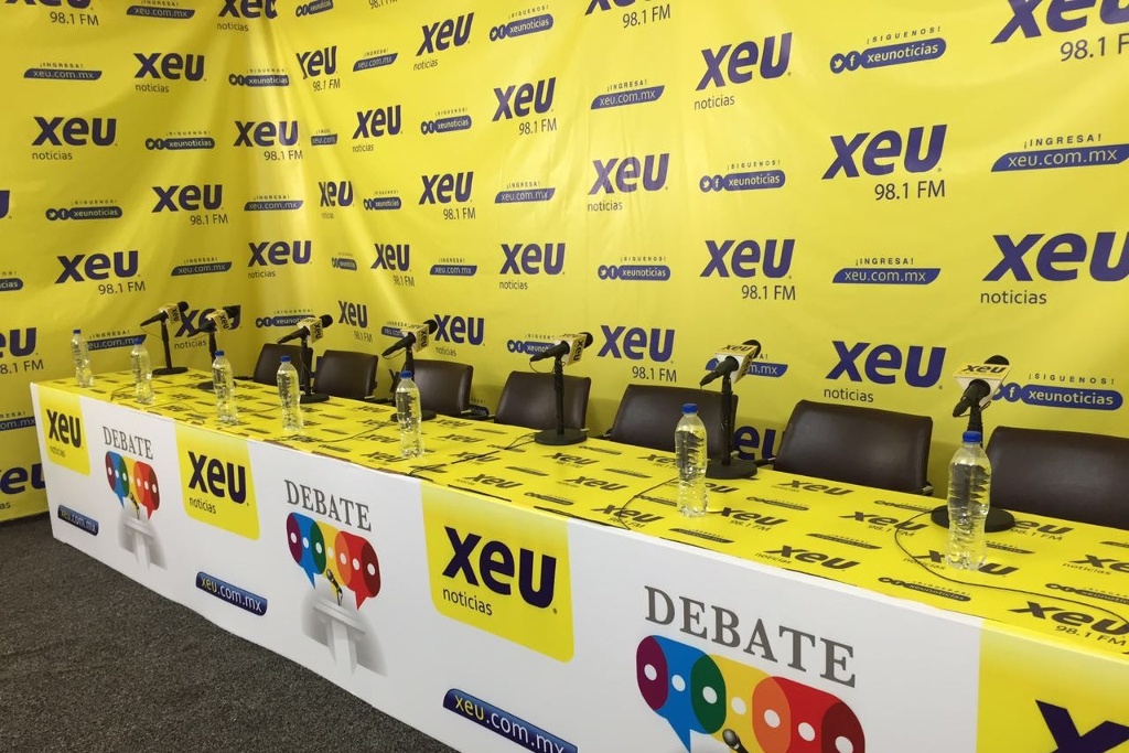 Imagen Hoy miércoles debate en XEU con los candidatos a Diputados Federales Distrito IV