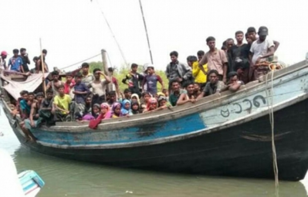 Imagen Rescatan pescadores indonesios a un grupo de refugiados rohingya