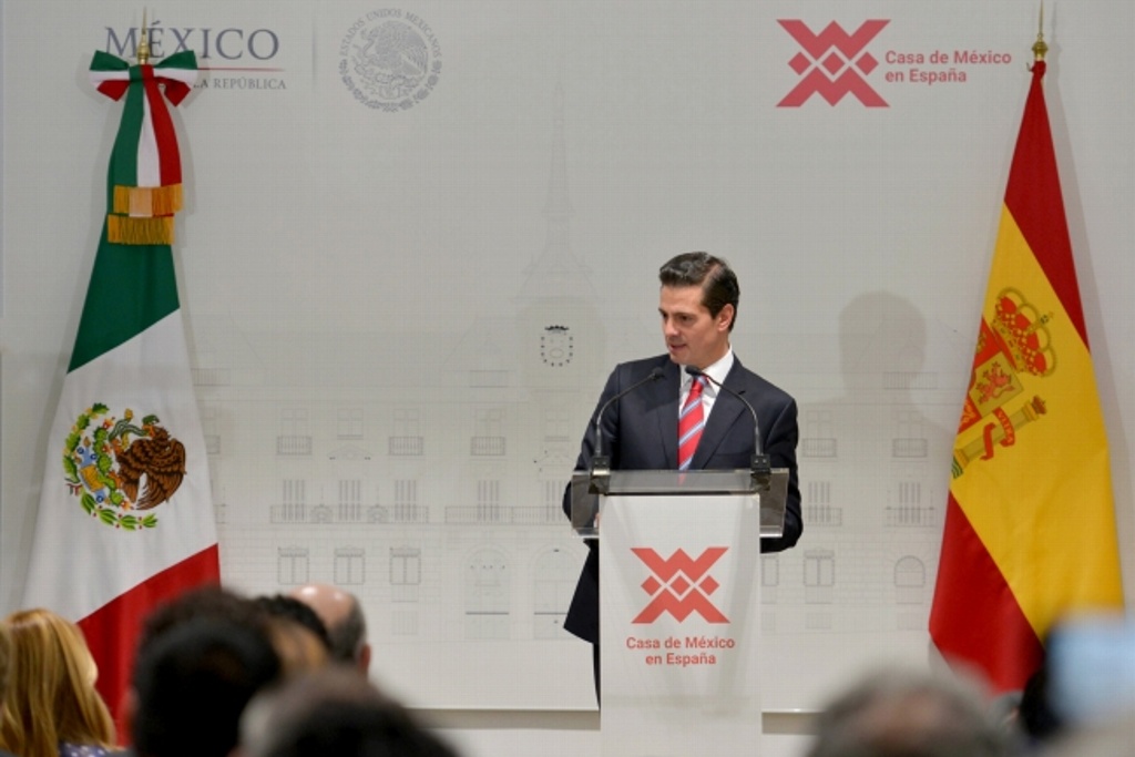 Imagen México y España comprometidas con la paz y seguridad internacional: Peña Nieto