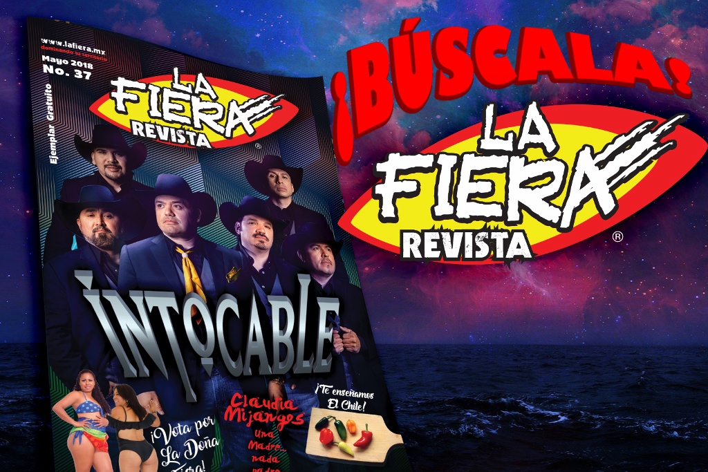 Imagen Intocable, en la portada de mayo de La Fiera Revista