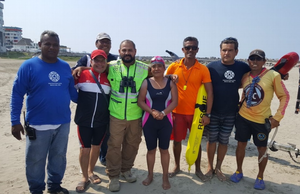 Imagen Estable, nadadora que fue reportada como desaparecida: PC Boca del Río