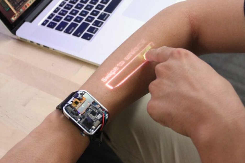 Imagen Lumi Watch, el reloj inteligente que convierte tu brazo en una pantalla táctil