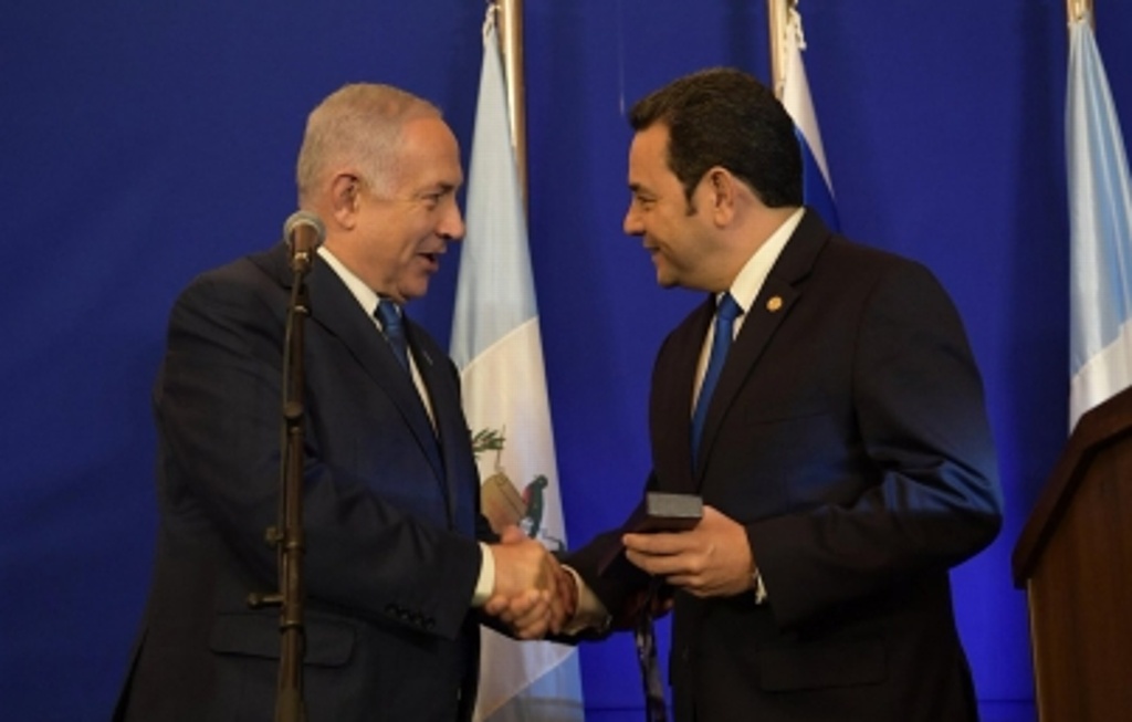 Imagen Guatemala reitera acercamiento con Israel al abrir embajada en Jerusalén