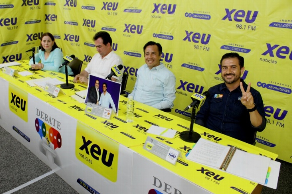 Imagen Acusaciones, críticas y propuestas en el debate entre candidatos a la gubernatura de Veracruz