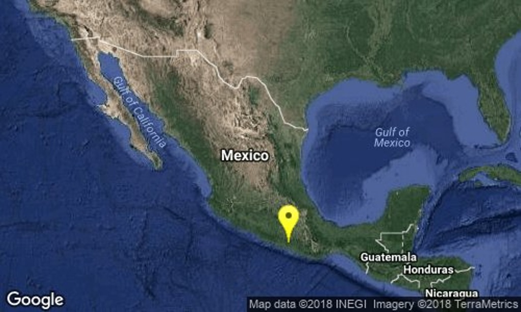 Imagen Se registra sismo de magnitud 5.6 en Ometepec, Guerrero