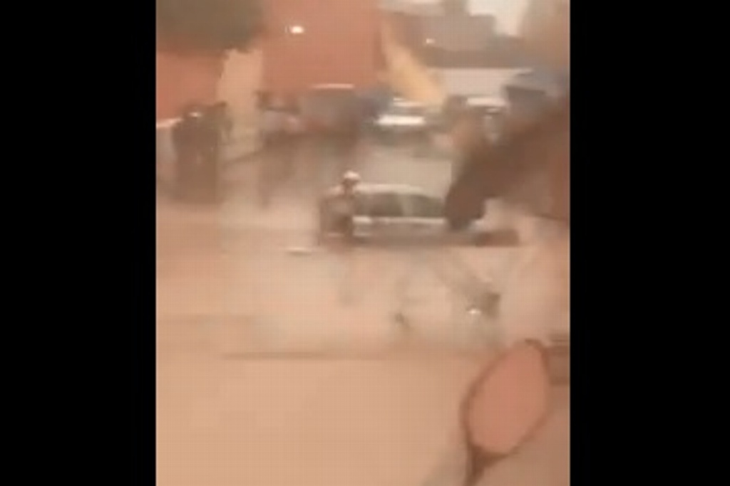 Imagen Cae tromba en Hidalgo; daña autos e inmuebles (+Video)
