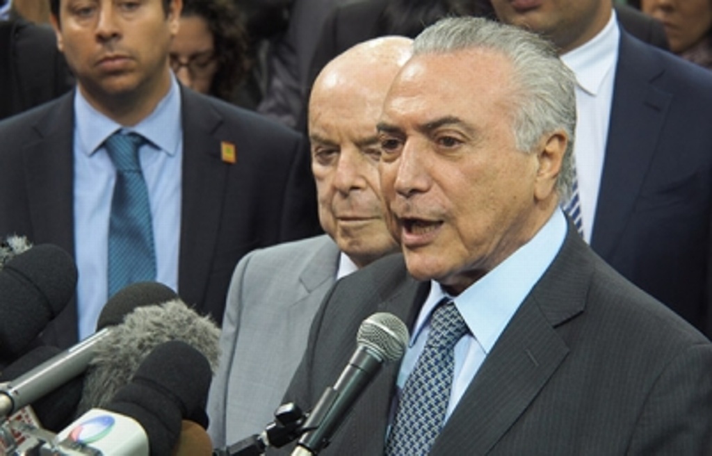 Imagen Presidente brasileño Temer descarta postularse en comicios de octubre