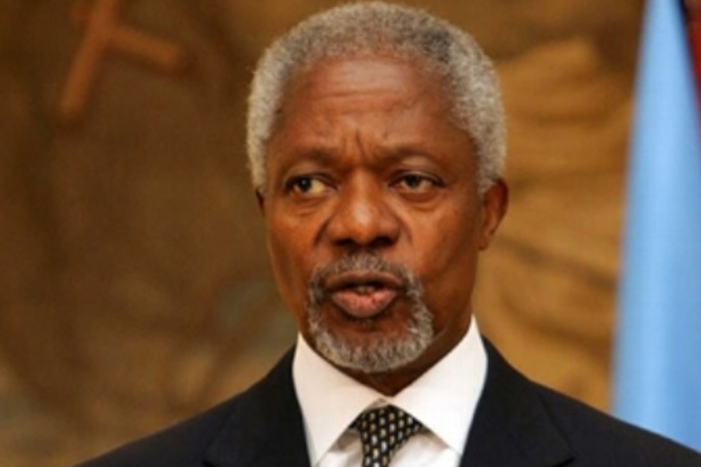 Imagen Violencia criminal plantea seria amenaza a la democracia: Kofi Annan