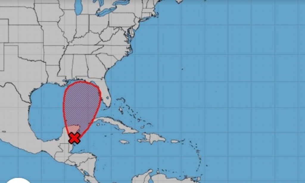Imagen Depresión tropical en el Golfo de México para el fin de semana: NOAA