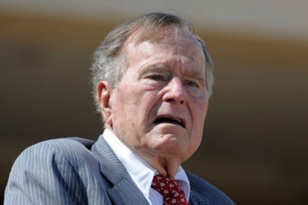 Imagen Hospitalizan al expresidente de EU George H.W. Bush 
