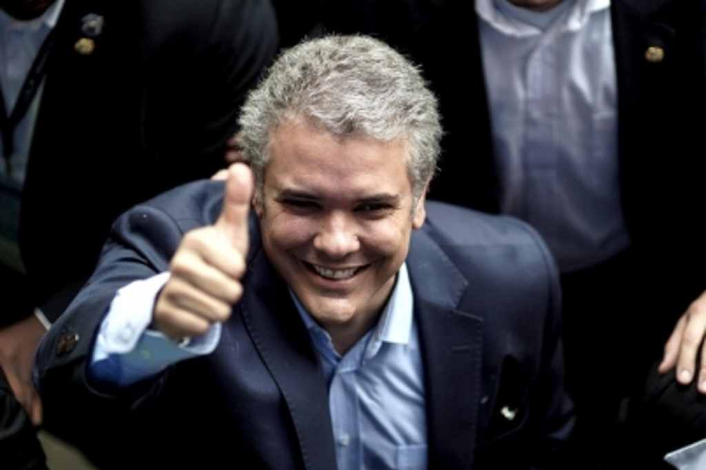 Imagen Iván Duque lidera votaciones en comicios presidenciales de Colombia