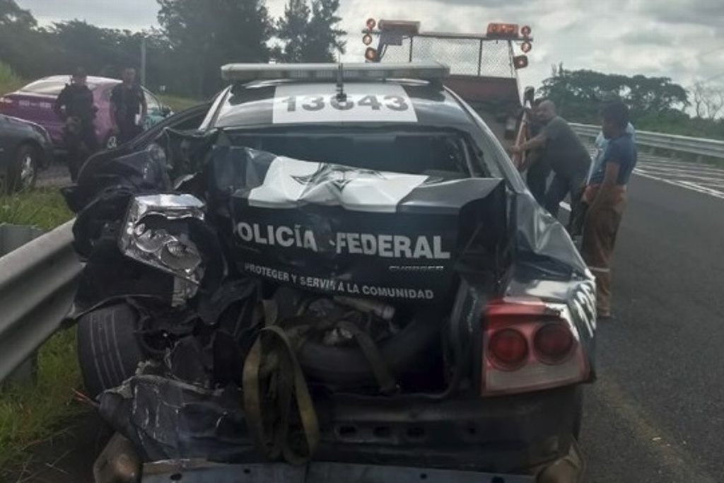 Imagen Murió el policía federal atropellado en la carretera Xalapa-Veracruz