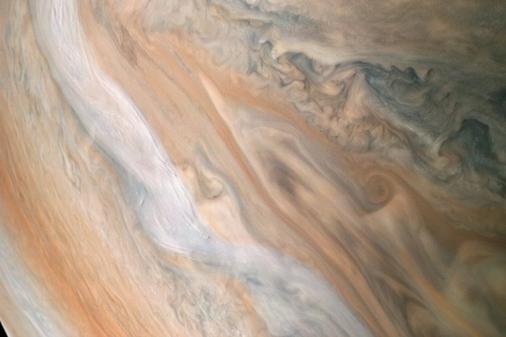 Imagen Capta NASA nueva corriente en chorro en Júpiter 