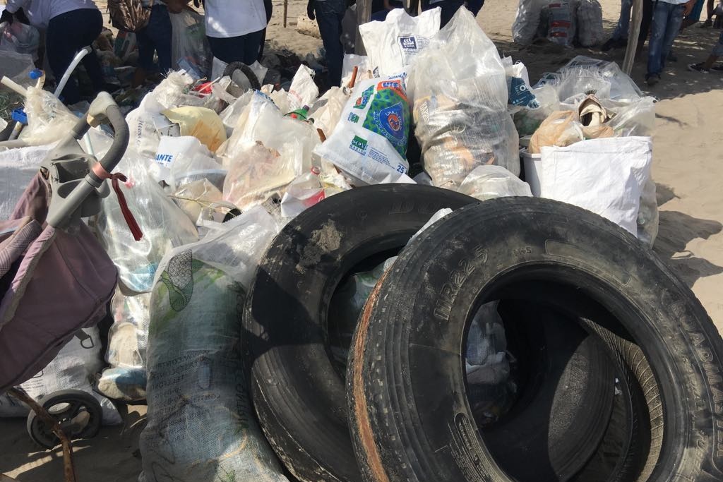 Imagen De la basura colectada en playas, sólo el 30 % es reciclable