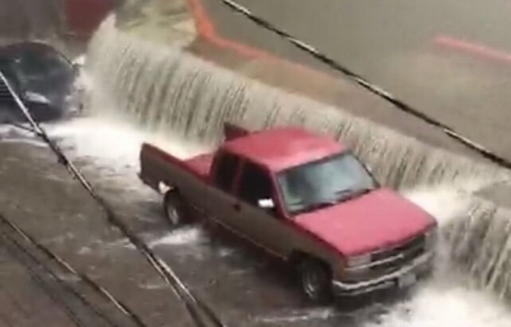 Imagen Fuerte lluvia deja inundaciones en la ciudad de Guanajuato 