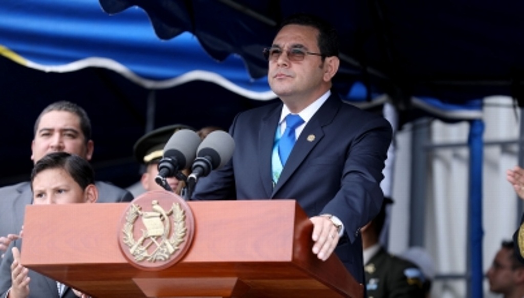 Imagen Presidente de Guatemala a punto de quedarse sin partido político
