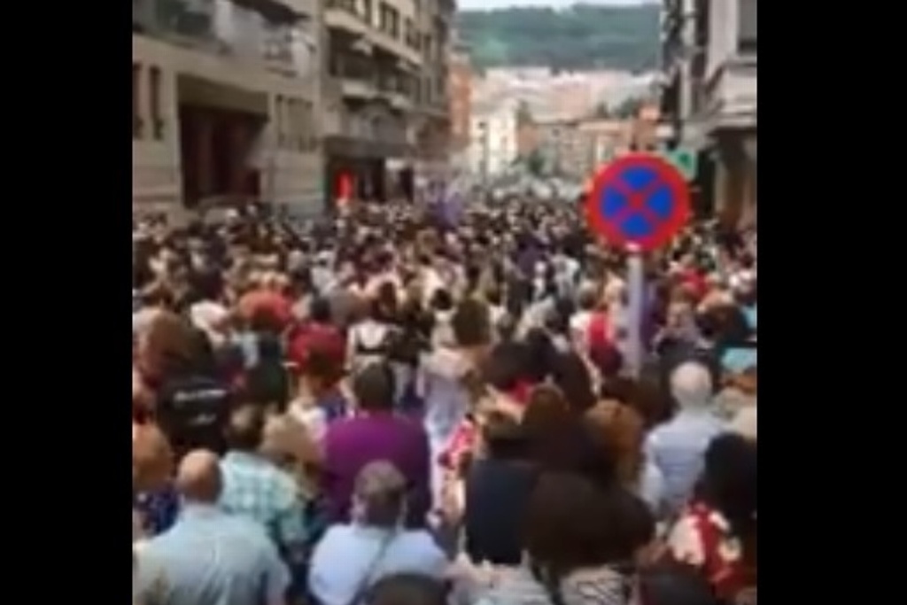 Imagen Protestan miles por liberación de La manada, en España (+Video)
