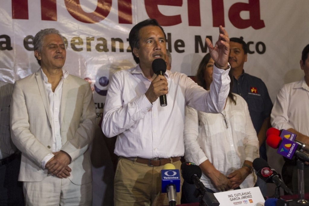 Imagen Asegura Cuitláhuac García que trabajará para combatir extorsión y el secuestro en Veracruz