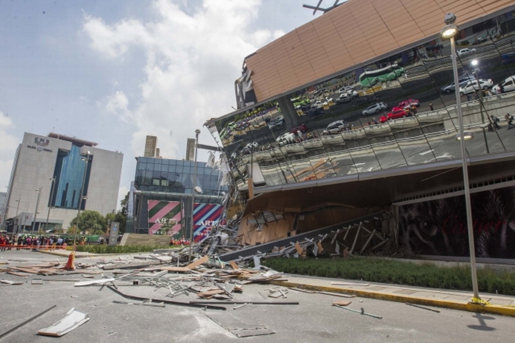 Imagen Plaza comercial colaborará en investigaciones para determinar causas del derrumbe