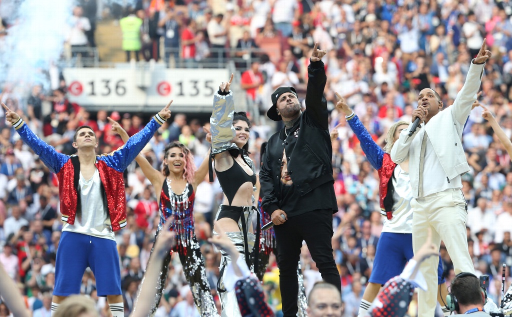 Imagen Will Smith, Nicky Jam y Era Istrefi animan clausura del Mundial Rusia 2018 (FOTOS)