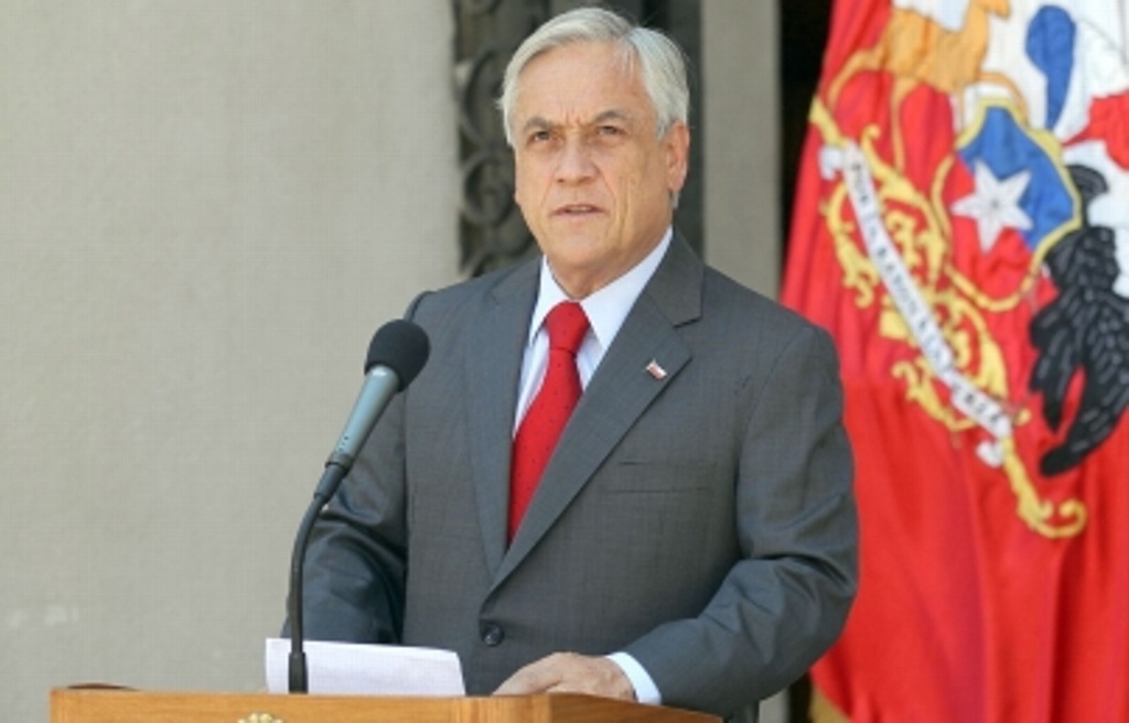 Imagen Presidente chileno Sebastián Piñera condena represión en Nicaragua