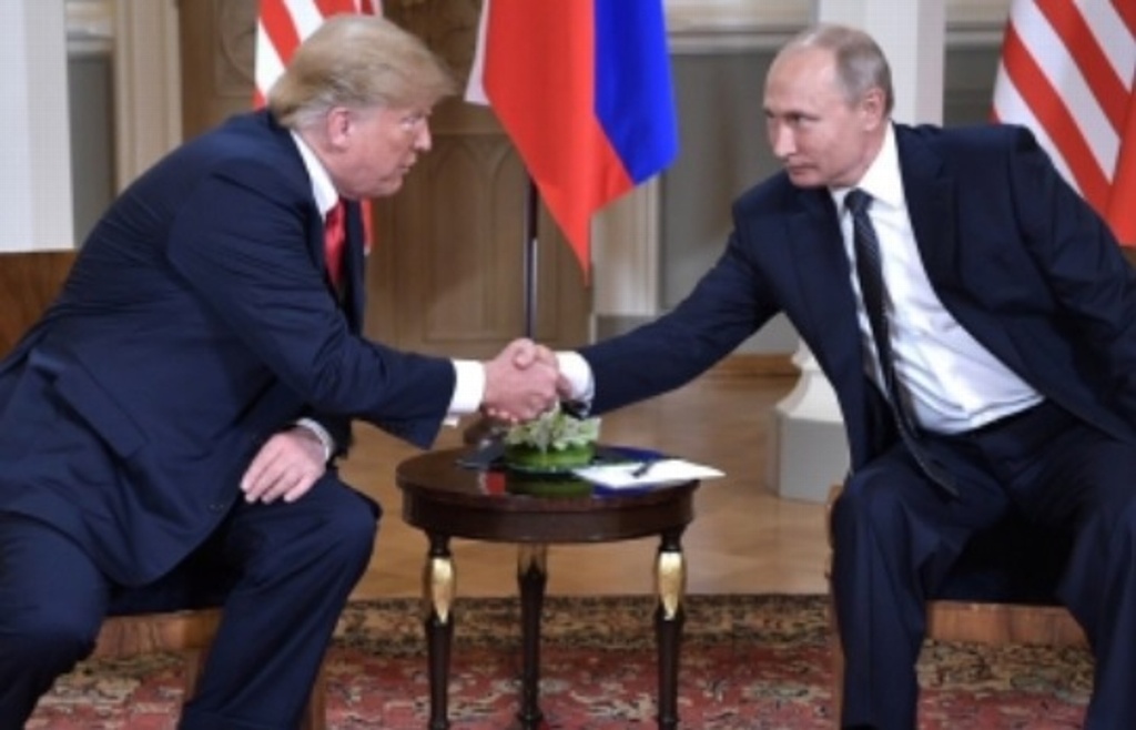 Imagen Trump y Putin comienzan histórica cumbre en Finlandia