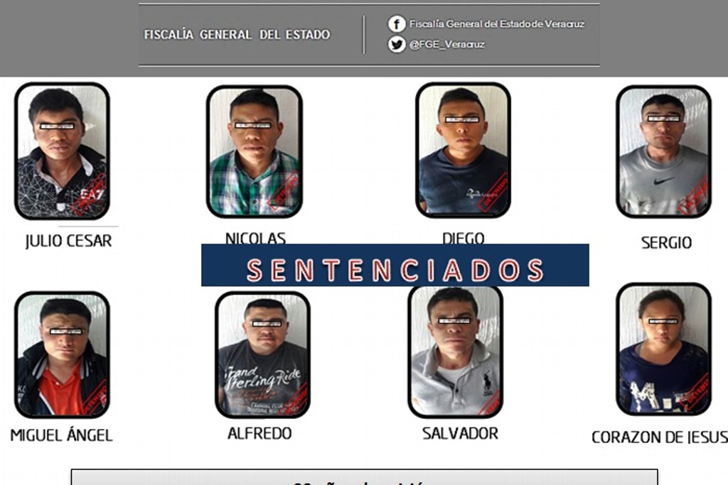 Imagen Sentencian a 90 años de prisión a ocho secuestradores en Huatusco, Veracruz 
