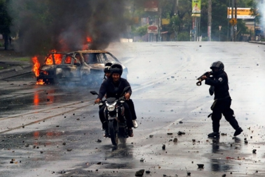 Imagen Parapoliciales oficialistas toman ciudad nicaragüense de Masaya