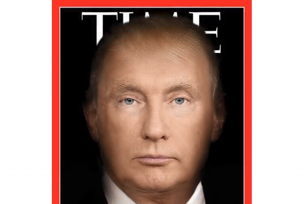 Imagen Revista Time fusiona a Trump y a Putin en su portada